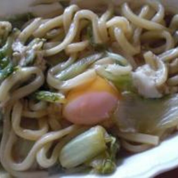 一人ご飯に｢すき焼風うどん」　　　♪♪